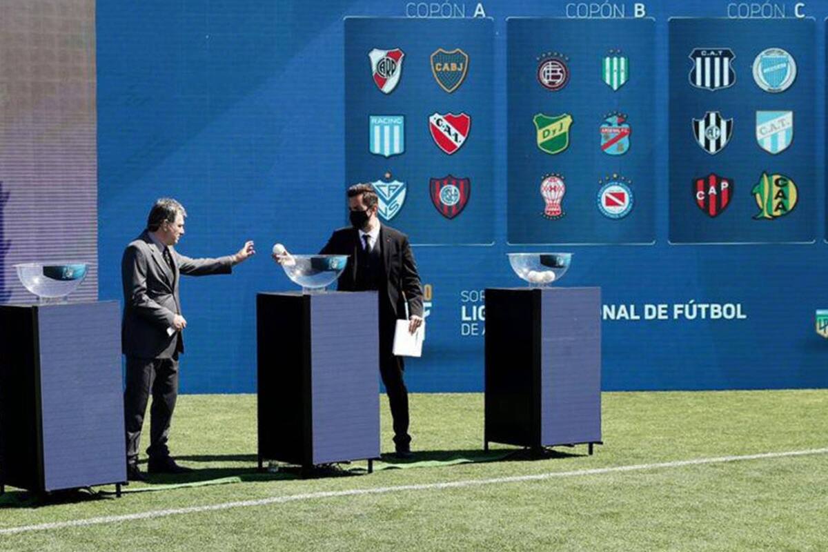 El sorteo de la Copa Liga Profesional