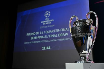 El sorteo en Nyon organizó el camino hacia la final de la Champions League en Hungría (Photo by Harold CUNNINGHAM / AFP)