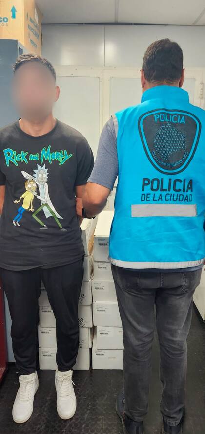 El sospechoso detenido