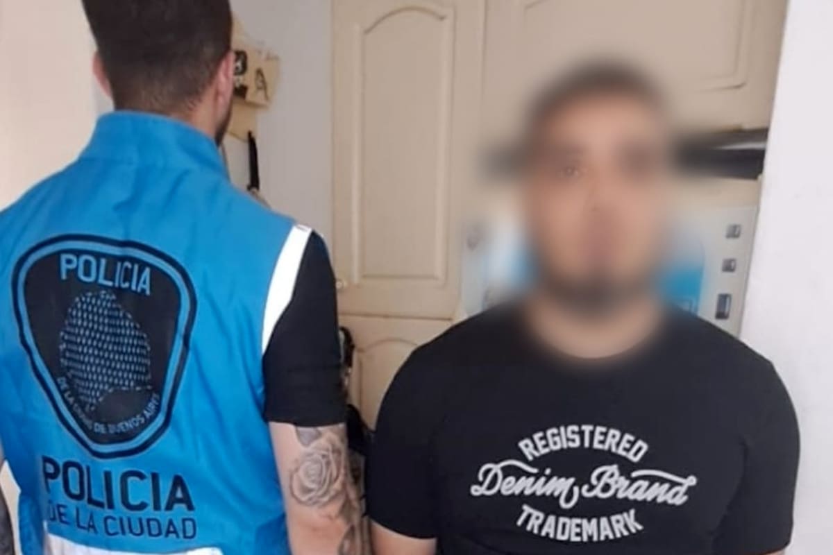 El sospechoso, de 39 años, fue detenido en Villa Crespo