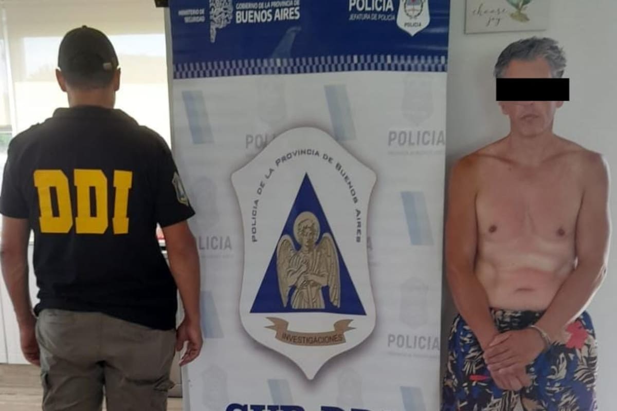 El sospechoso detenido por la policía bonaerense