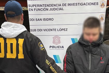 El sospechoso detenido por la policía bonaerense