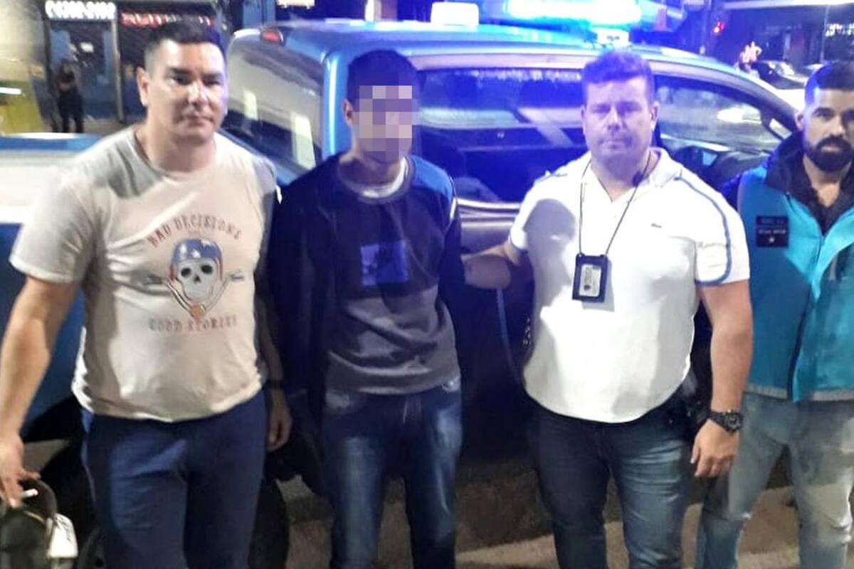 El sospechoso detenido por la Policía de la Ciudad