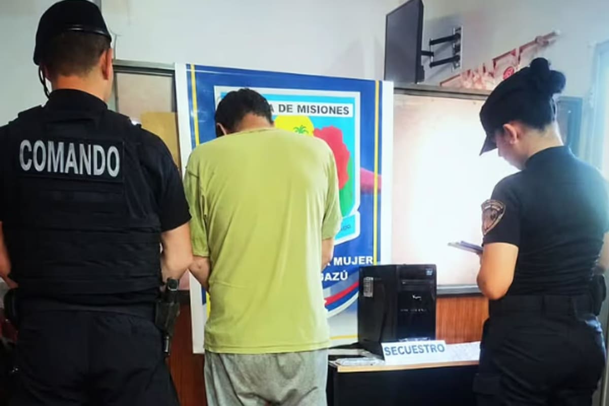El sospechoso fue detenido por la Policía de Misiones