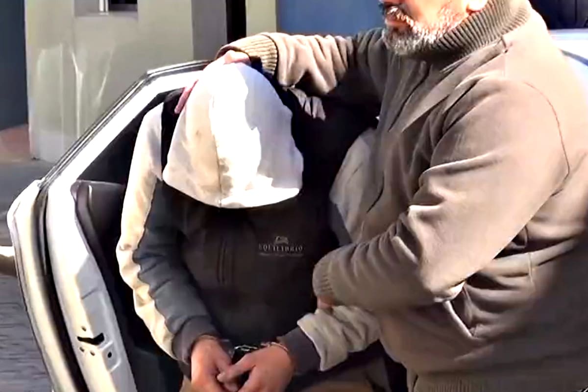 El sospechoso fue trasladado al juzgado de Rocha