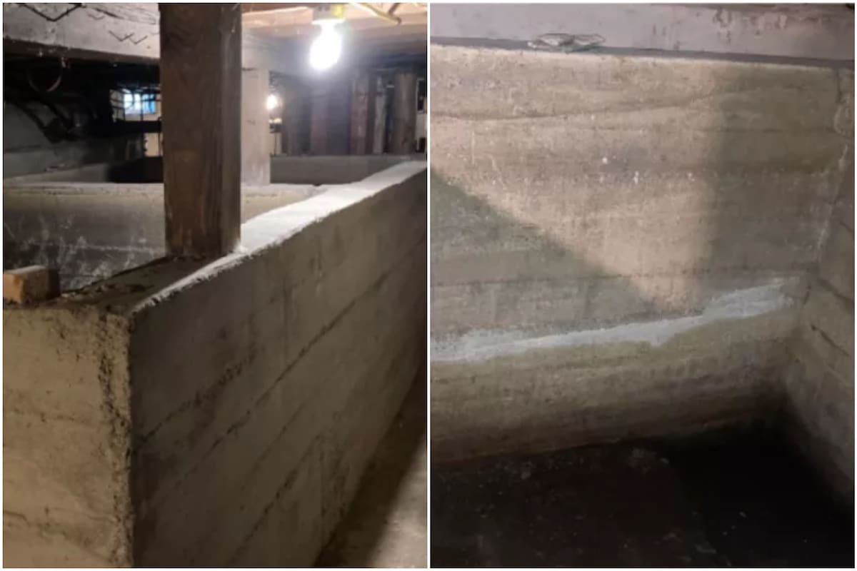 El sótano de una casa antigua tenía cobstrucciones espeluznantes