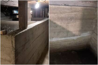 El sótano de una casa antigua tenía cobstrucciones espeluznantes