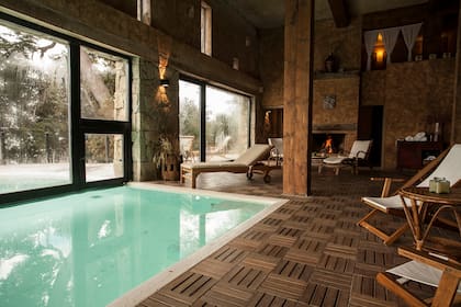 El spa de Luma, en Villa La Angostura.