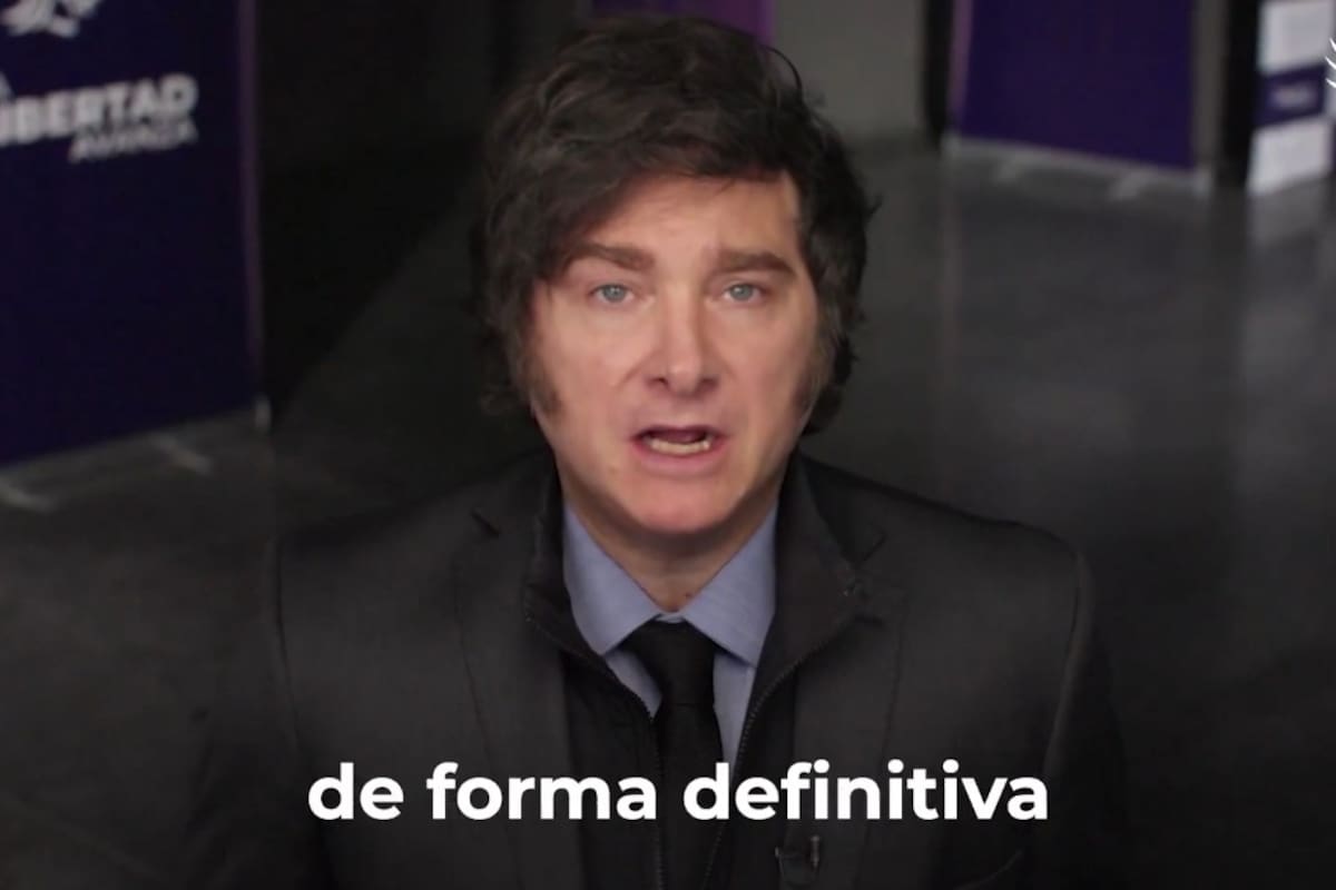 El spot de Milei para las elecciones de octubre.