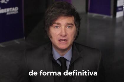 El spot de Milei para las elecciones de octubre.