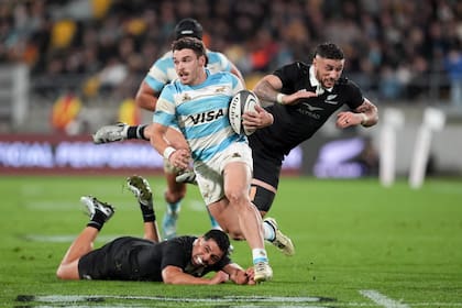 El sprint de Mateo Carreras frente a los All Blacks