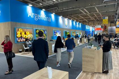 El stand argentino en la Fruit logistica