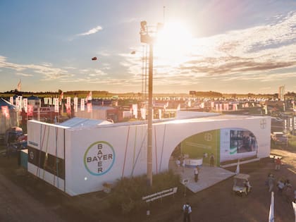 El stand de Bayer