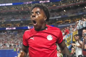 Speed apareció en el partido ante Egipto y festejó el penal que le atajaron a Messi