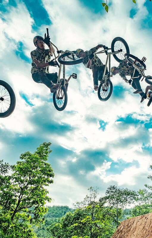El subcampeón mundial de BMX muestra el Caribe y el Pacífico desde su bicicleta