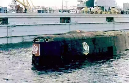 El submarino Kursk se hundió en el 2000 con 118 tripulantes a bordo