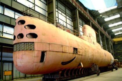 El submarino San Luis, años después de sus hazañas en la guerra de Malvinas