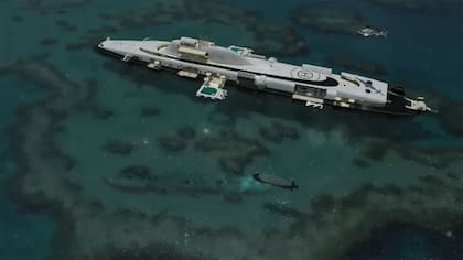 El submarino tendrá helipuerto y hasta pileta en su superficie