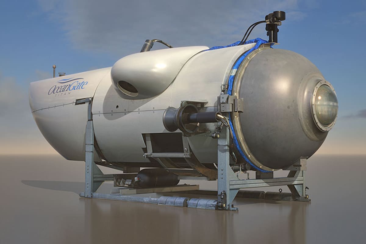 El submarino Titán implosionó después de sumergirse en busca de los restos del Titanic. Foto: Archivo