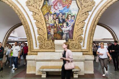 El subte de Moscu
