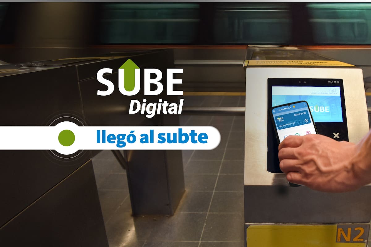 El subte ya acepta la tarjeta SUBE Digital: qué beneficios ofrece.