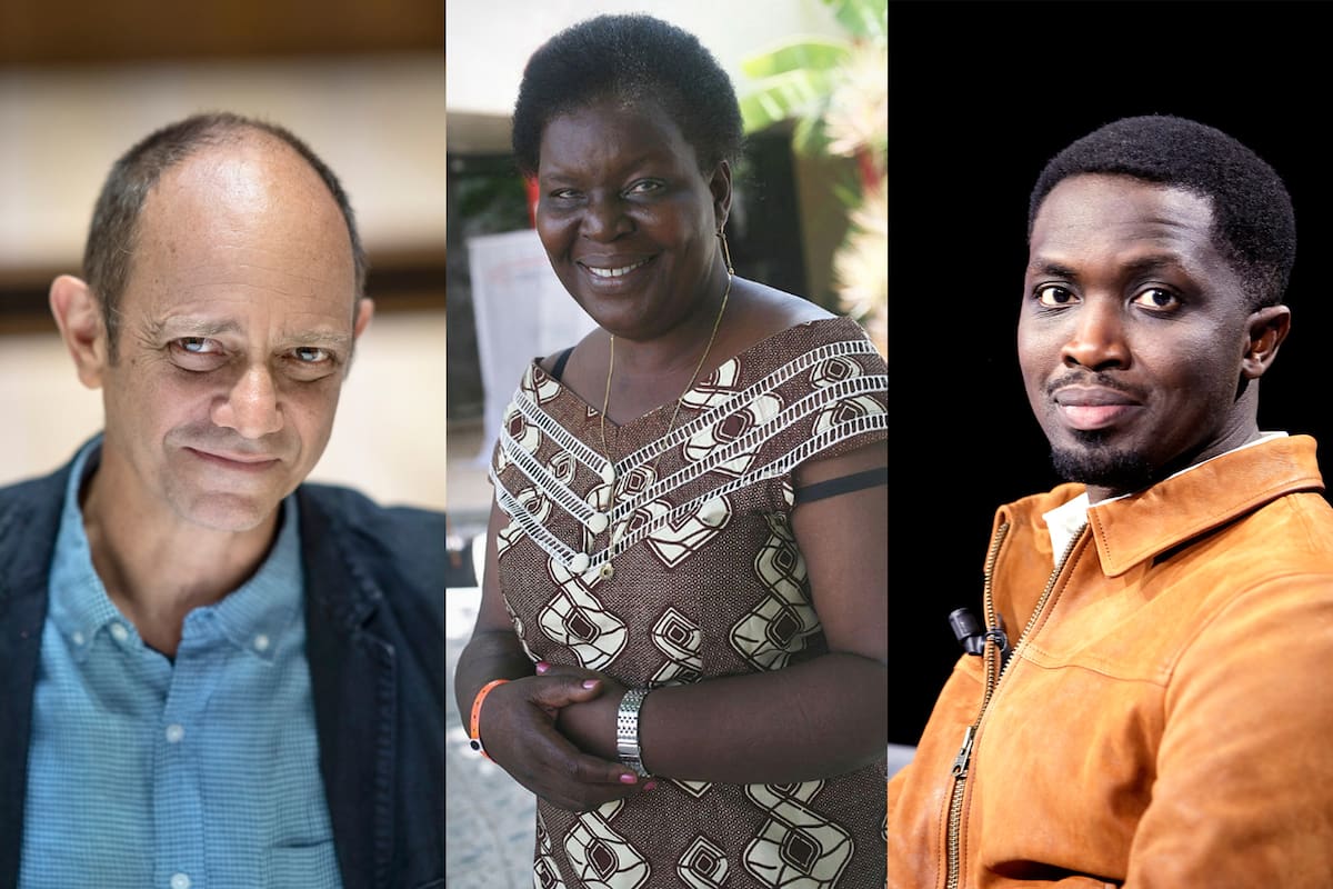 El sudafricano Damon Galgut, la mozambiqueña Paulina Chiziane y el senegalés Mohamed M. Sarr