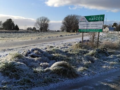 El sudeste de la provincia afectado de la nieve