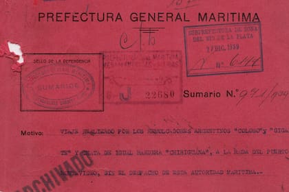 El sumario iniciado por la Prefectura tras el rescate encubierto de los tripulantes del Graf Spee