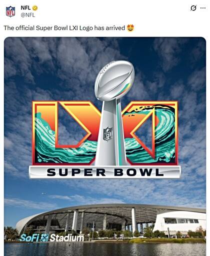 El Super Bowl LXI se celebra cinco años después de que el SoFi Stadium albergara el evento en 2022