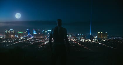 El supervisor de efectos visuales (VFX) Marcus Taormina usó tecnología de vanguardia para lograr un modelo 3D preciso de todo el Strip de Las Vegas