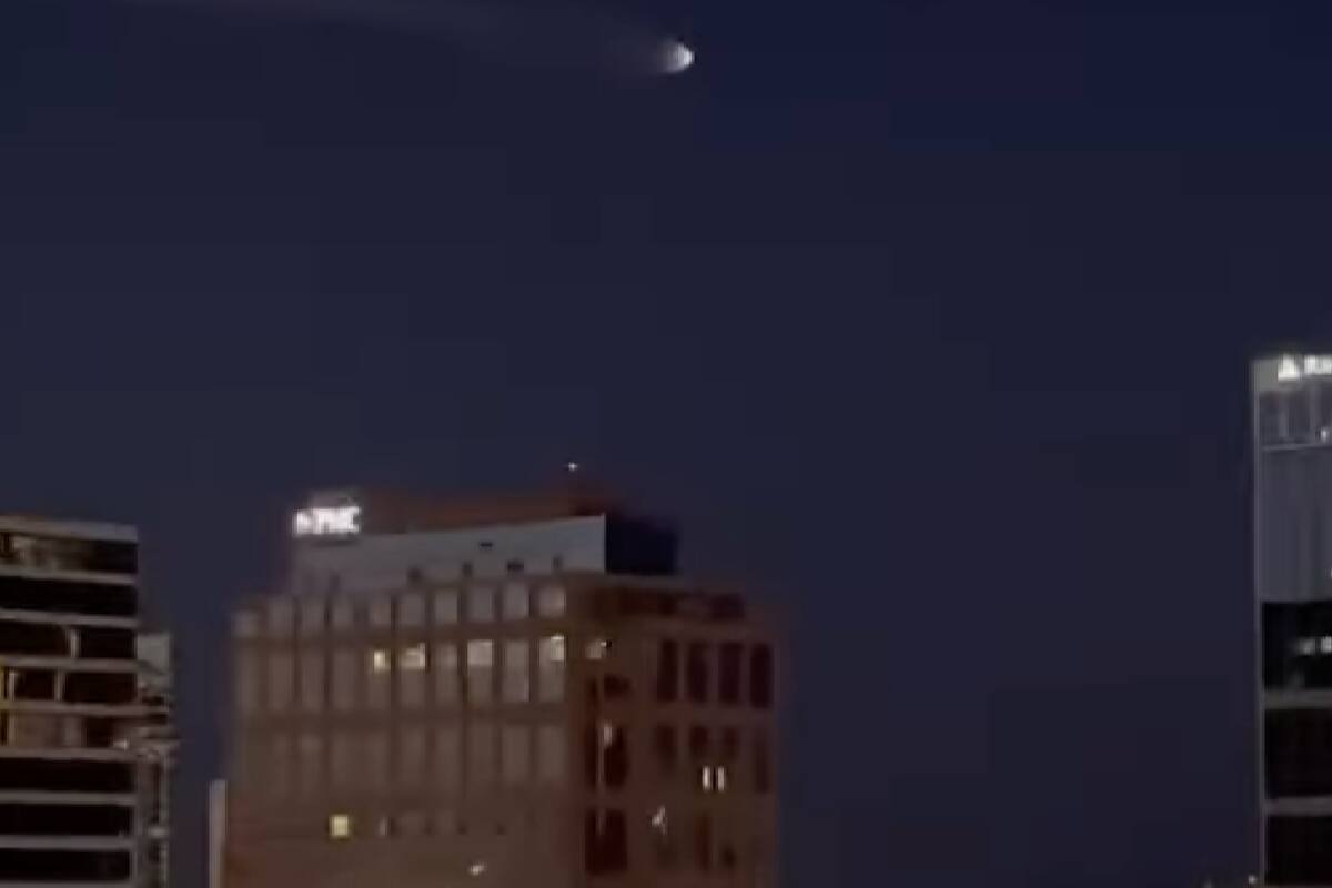 El supuesto meteorito que surcó los cielos de Miami el pasado domingo 30 de abril