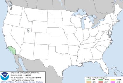 El sureste de California enfrenta advertencias por inundaciones con acumulados superiores a 2 pulgadas (5 cm) que podrían provocar el desborde de ríos y arroyos