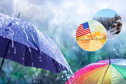 El sureste de Estados Unidos aguarda por un fin de semana con tormentas, mientras que el noreste se verá afectado por nevadas tardías