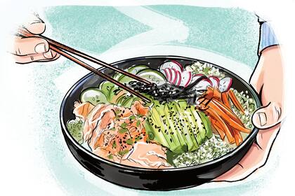 El sushi bowl es una nueva versión que se adapta a todos los gustos y acerca aún más esta delicia japonesa. Propuestas para disfrutarlo de la mano de Club LA NACION.