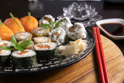 El sushi vegetariano es una opción saludable y rápida para resolver en una cena de San Valentín