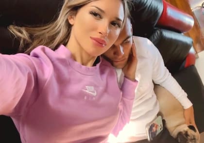 El susto de Lautaro Martínez y su novia por un accidente de su beba