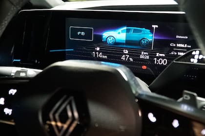 El tablero del Renault Megane E-Tech 100% eléctrico