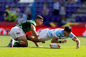 Los Pumas 7s perdieron en Valladolid ante Sudáfrica y se desvanece el sueño del título