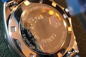 El Tag Heuer con la leyenda "¡Gracias! Kun Agüero", que el delantero les regaló a los empleados del City en su despedida