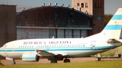 El Tango 04, al igual que el resto de la flota, en El Palomar