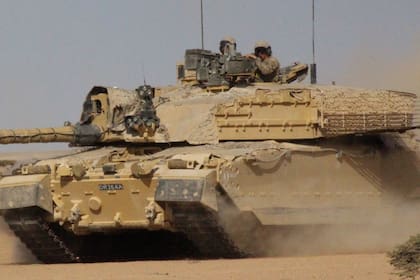 El tanque británico Challenger 2