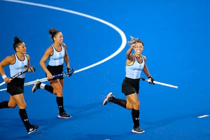 El tanto de Agustina Gorzelany que abrió el marcador ante Estados Unidos