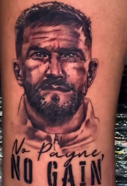 El tatuaje fue tan viral que llegó al propio futbolista