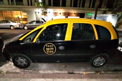 El taxi que conducía el sospechoso