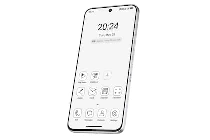 El TCL Nxtpaper 60 Ultra tiene un "modo tinta" con la pantalla monocromática que reduce las notificaciones para permitir una lectura descansada, que mejora la autonomía a una semana de batería