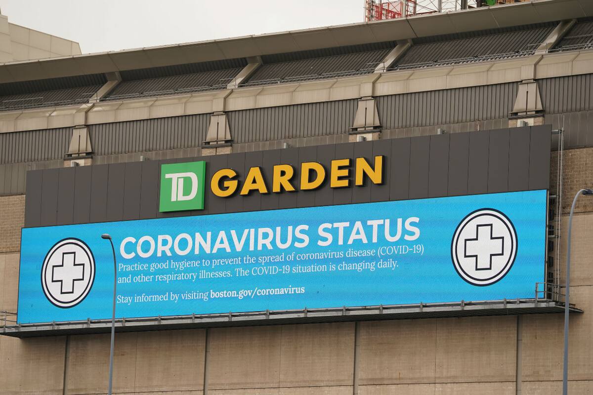 El TD Garden de Boston, cerrado