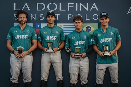 El team de JHSF: Rico Mansur, Marcelo Camargo, Lukin Monteverde y Jeta Castagnola.