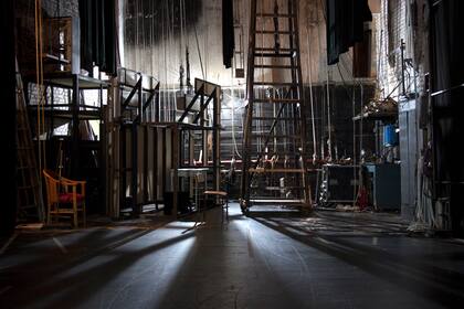 El Teatro Auditorium siempre contó con una infraestructura técnica que permitió la realización de grandes espectáculos