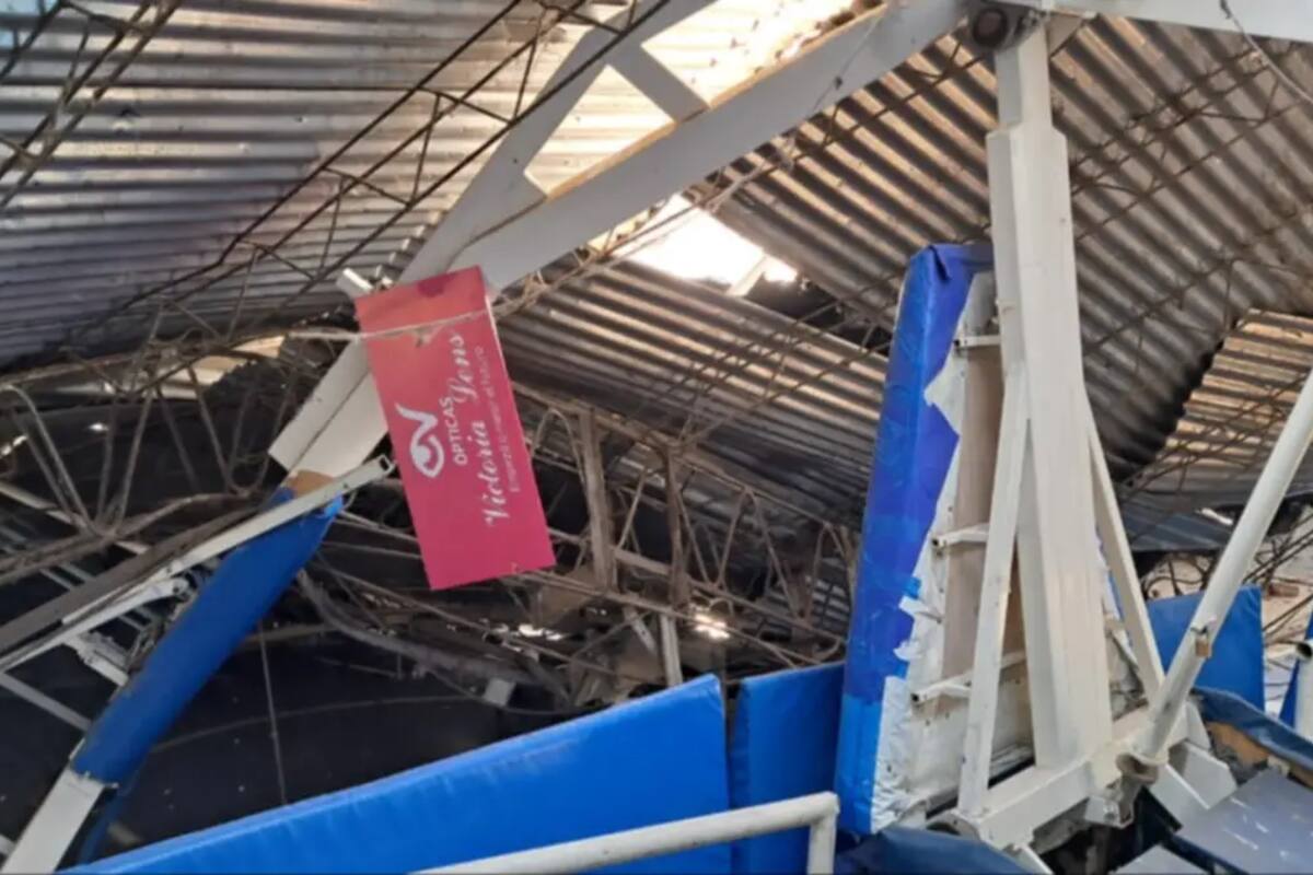 El techo desplomado
