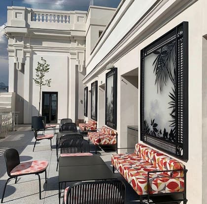 El techo del hotel, el área más codiciada